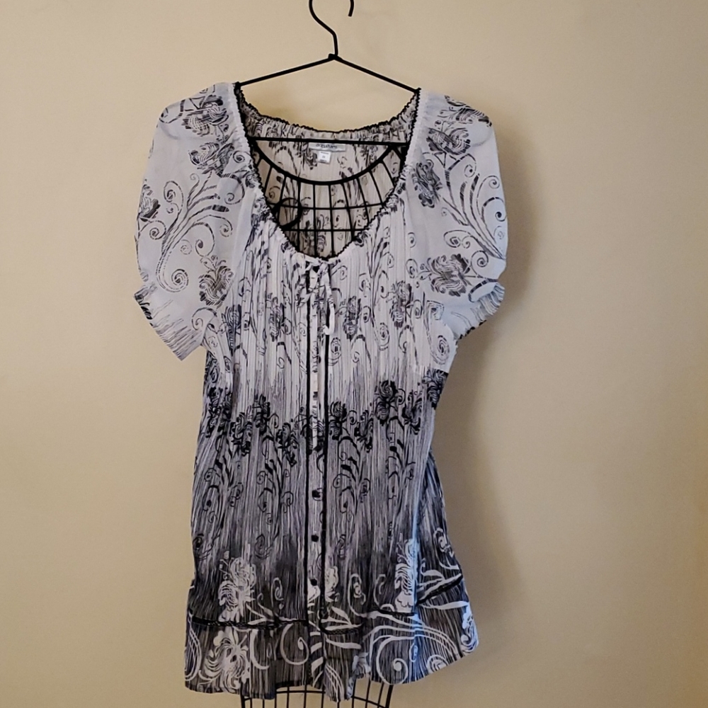 Dress Barn Sheer Blouse 2X